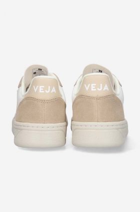 Veja sneakers din piele V-10 culoarea: bej VX053123