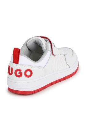 HUGO sneakers pentru copii culoarea alb