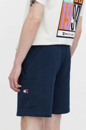 Tommy Jeans pantaloni scurți din bumbac culoarea bleumarin DM0DM18479