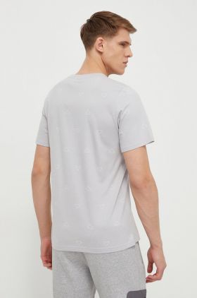 adidas tricou din bumbac bărbați, culoarea gri, cu imprimeu IS1827