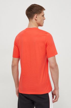 adidas tricou din bumbac bărbați, culoarea roșu, cu imprimeu IS2013