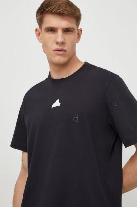 adidas tricou din bumbac bărbați, culoarea negru, cu imprimeu  IP4077