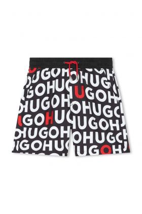 HUGO pantaloni scurti de baie copii culoarea negru