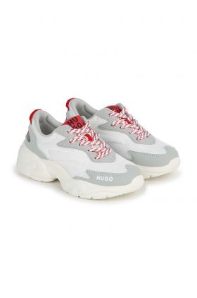 HUGO sneakers pentru copii culoarea alb