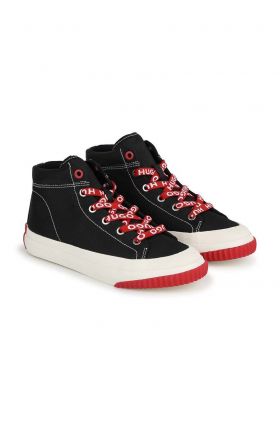 HUGO sneakers pentru copii culoarea negru