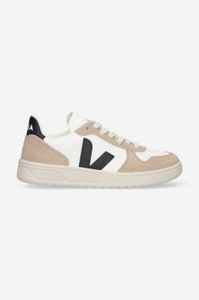 Veja sneakers din piele V-10 culoarea: bej VX0503138