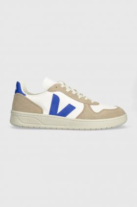 Veja sneakers din piele V-10 culoarea bej, VX0503477