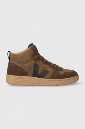 Veja sneakers V-15 Suede culoarea maro, VQ0303310B