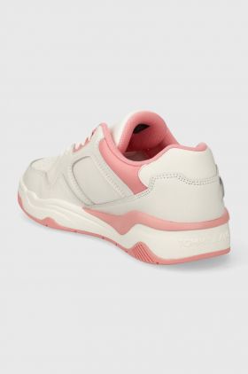 Tommy Jeans sneakers TJW NEW BASKET SNEAKER LC culoarea roz, EN0EN02524