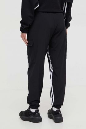 adidas pantaloni de trening culoarea negru, cu model IN1826