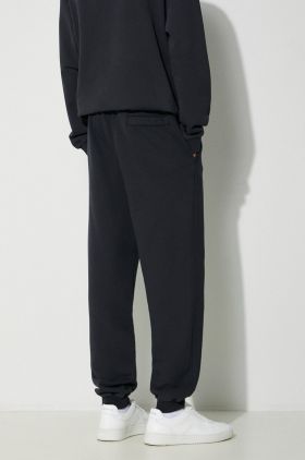 A-COLD-WALL* pantaloni de trening din bumbac Essential Sweatpant culoarea negru, uni, ACWMB274