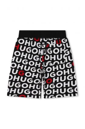 HUGO pantaloni scurti copii culoarea negru