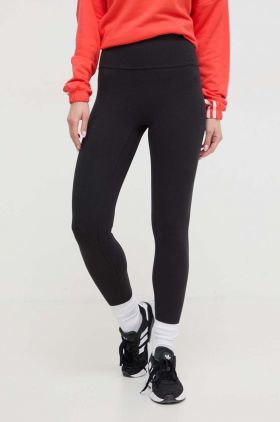 adidas colanți femei, culoarea negru, uni IP2281