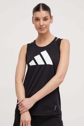 adidas Performance top pentru alergat Run It culoarea negru IN0118