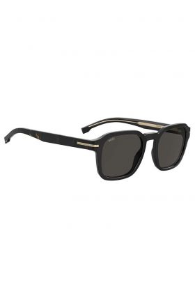 BOSS ochelari de soare barbati, culoarea negru