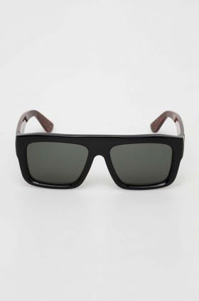 Gucci ochelari de soare barbati, culoarea negru