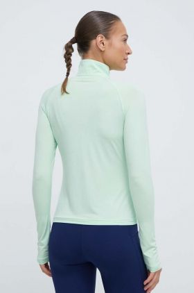 adidas longsleeve femei, culoarea verde, cu guler IS3034