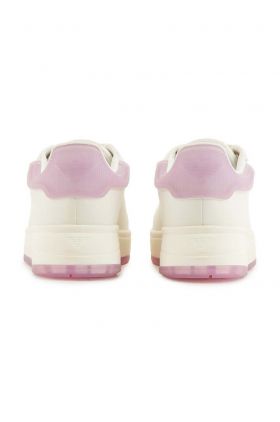 Emporio Armani sneakers din piele culoarea bej, X3X024 XR128 C659