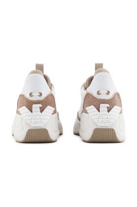 Emporio Armani sneakers din piele culoarea alb, X3X215 XR120 C674