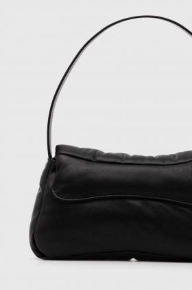 Emporio Armani poseta de piele culoarea negru