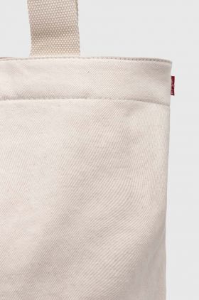 Levi's geanta de bumbac culoarea bej