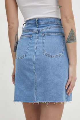 Answear Lab fusta jeans mini, evazati