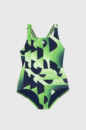 adidas Performance costum de baie dintr-o bucată pentru copii culoarea verde