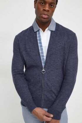 Barbour cardigan barbati, culoarea albastru marin