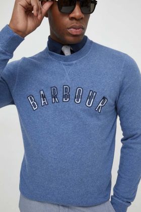 Barbour hanorac de bumbac barbati, cu imprimeu