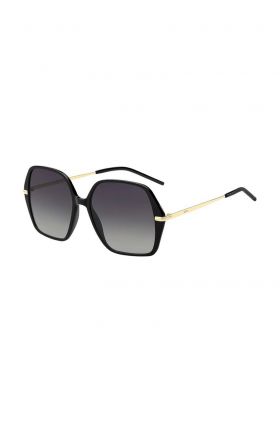 BOSS ochelari de soare femei, culoarea negru