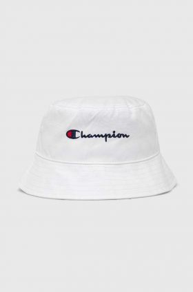 Champion pălărie din bumbac culoarea alb, bumbac 805975