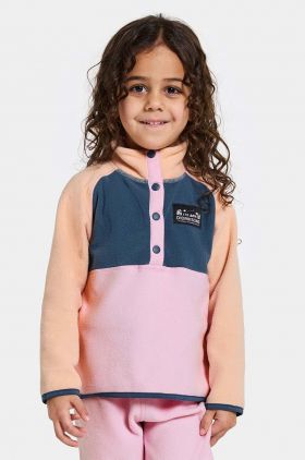 Didriksons bluza copii MONTE KIDS HALF BU 3 culoarea portocaliu, modelator