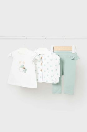 Mayoral Newborn compleu bebe culoarea turcoaz