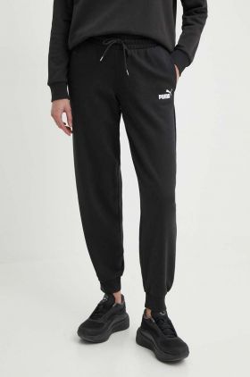 Puma pantaloni de trening culoarea negru, cu imprimeu 678744