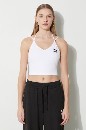 Puma top femei, culoarea alb 624255