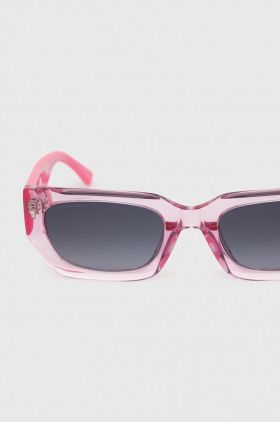 DSQUARED2 ochelari de soare femei, culoarea roz