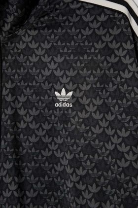 adidas Originals bluză bărbați, culoarea negru, cu imprimeu IS0218