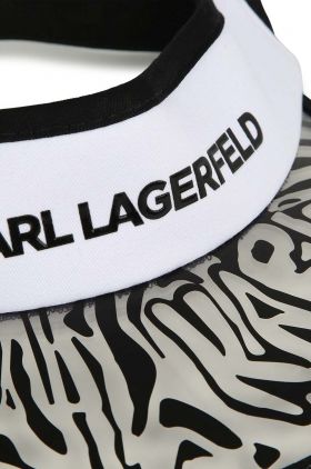 Karl Lagerfeld sapca cozoroc copii culoarea negru, modelator