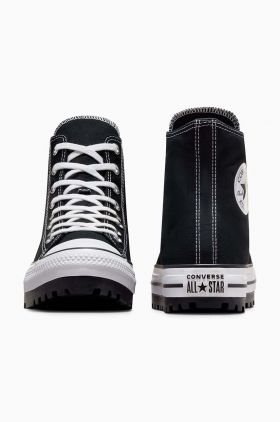 Converse tenisi Chuck Taylor All Star City Trek femei, culoarea negru, A06776C