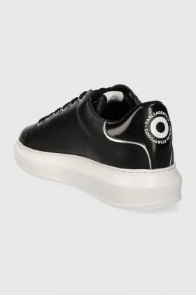 Karl Lagerfeld sneakers din piele KAPRI MENS KL x DOUR DARCEL culoarea negru, KL95591