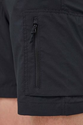 Columbia pantaloni scurți sport Silver Ridge Utility bărbați, culoarea negru 2030744