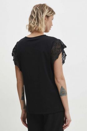 Answear Lab bluza femei, culoarea negru, neted