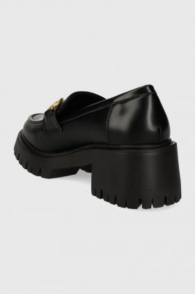 Answear Lab mocasini femei, culoarea negru, cu toc plat