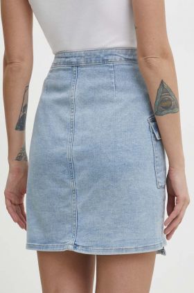 Answear Lab fusta jeans mini, drept