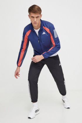 adidas Performance windbreaker Own the Run culoarea bleumarin, de tranziție IK4992