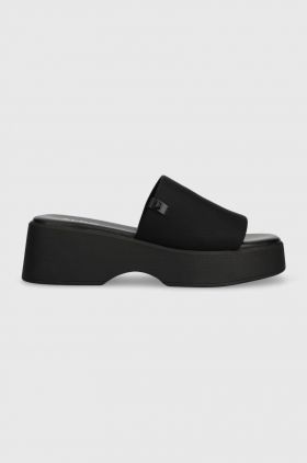 Aldo papuci Yassu femei, culoarea negru, cu platforma, 13388476.Yassu