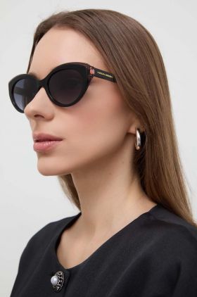 Carolina Herrera ochelari de soare femei, culoarea negru