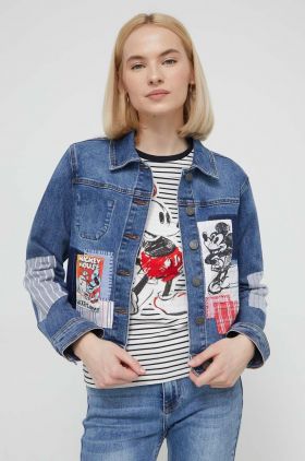 Desigual geaca jeans x Disney femei, de tranzitie