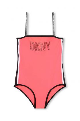 Dkny costum de baie dintr-o bucată pentru copii culoarea rosu