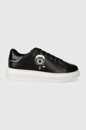 Karl Lagerfeld sneakers din piele KAPRI MENS KL x DOUR DARCEL culoarea negru, KL95591